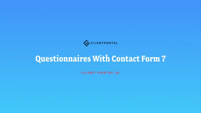 How to Create Surveys in Portal – client support portal