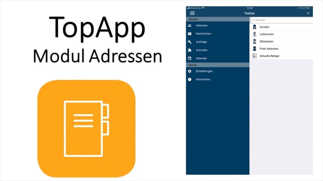 TopApp Modul Adressen