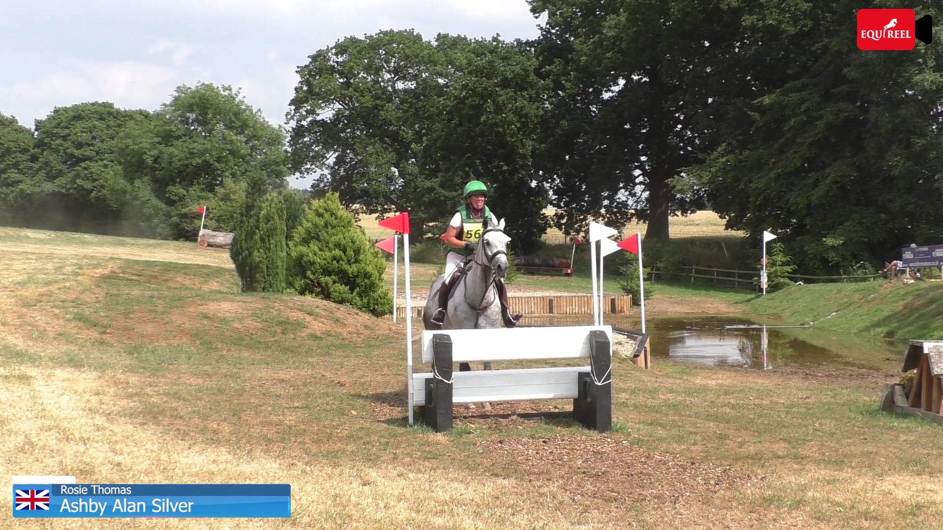 EQUIREEL 562 Rosie Thomas & Ashby Alan Silver at Stafford Horse Trials