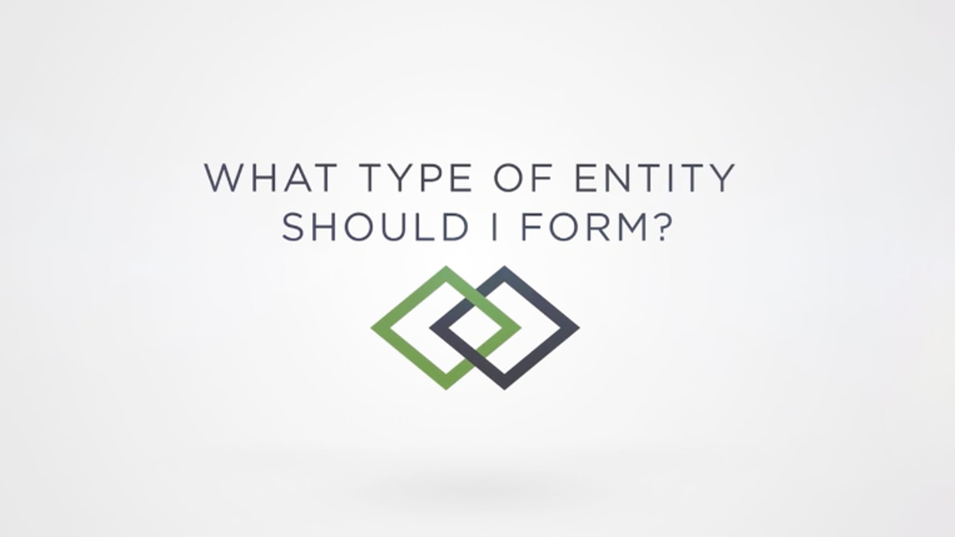 What Kind of Entity Should I Form?