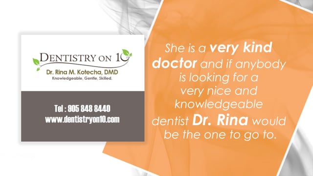 Dr. Rina Raichada - testimonial