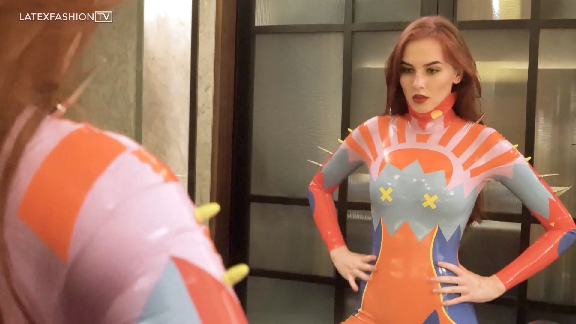 Latex Fashion Television - VVisage Latex Catsuit Fashion Film ...