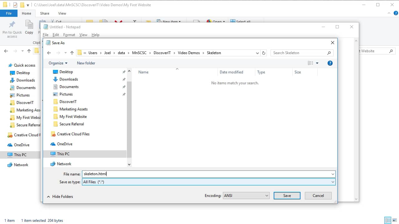HTML Skeleton on Vimeo