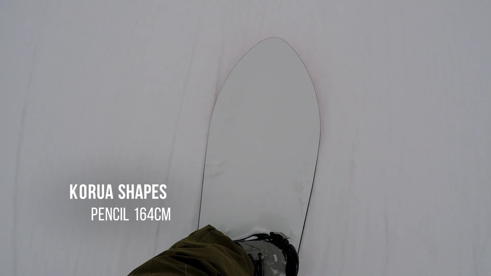 KORUA pencil 164㎝ Pencil | Snowboards | KORUA Shapes