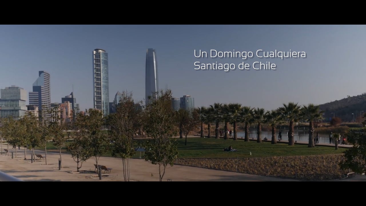 Un día de Domingo en Santiago de Chile