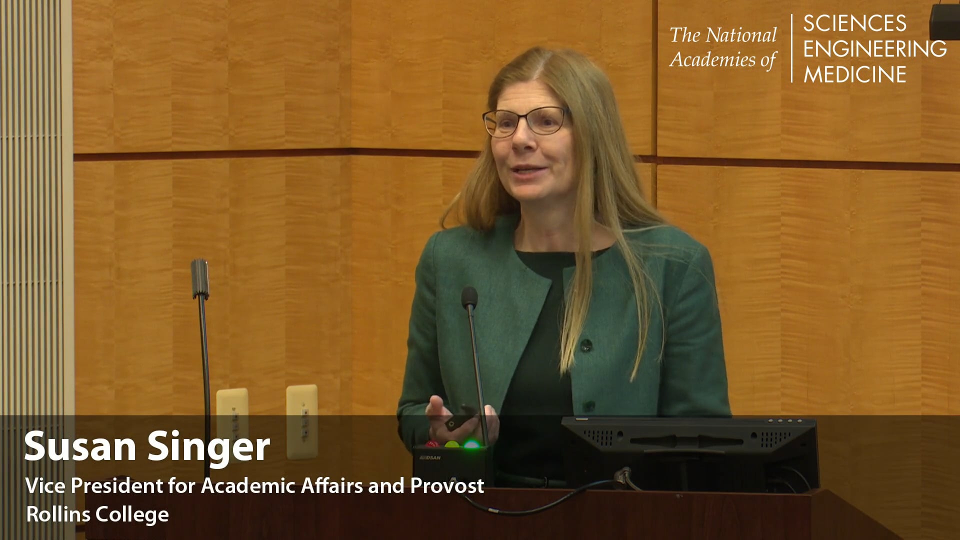 Susan Singer, Vice President for Academic Affairs and Provost, Rollins ...