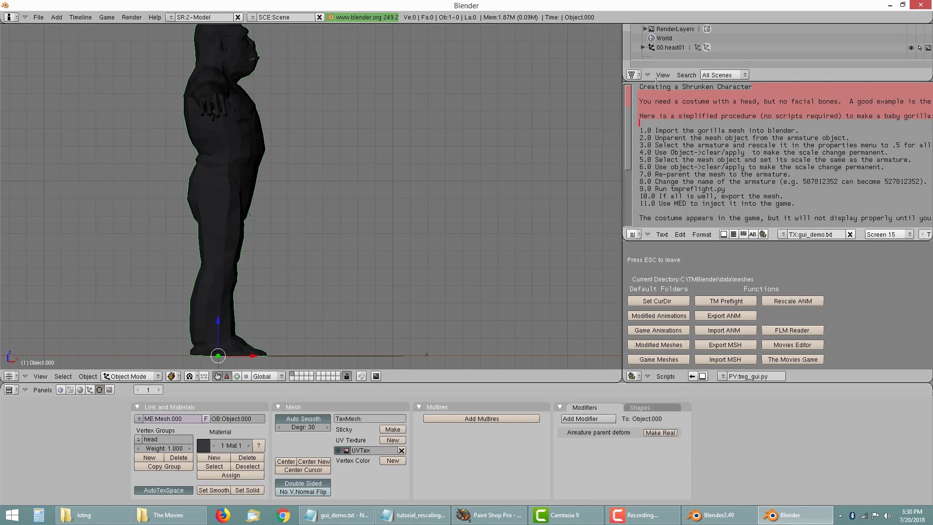 Rescaling a Character on Vimeo