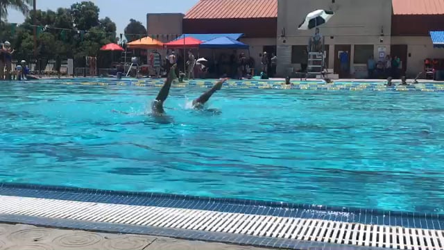Philicia Saunders - synchronized swimming DUET