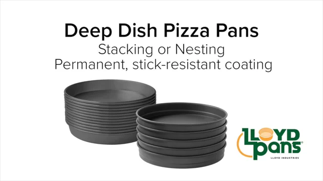 Bundy Chicago Metallic BAKALON® Aluminum Deep Dish Pizza Pan - 12Dia x 1  1/2D