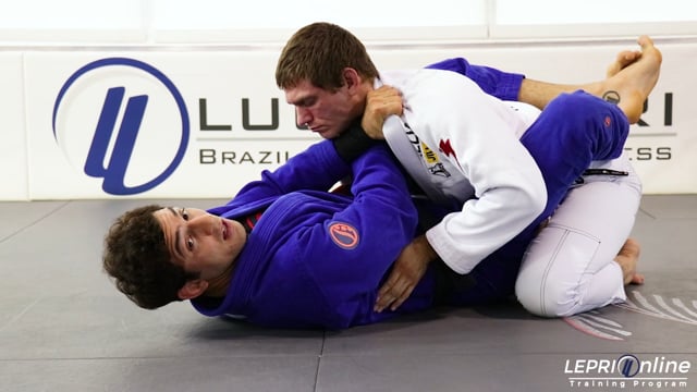 Cross Choke Submission from Closed Guard