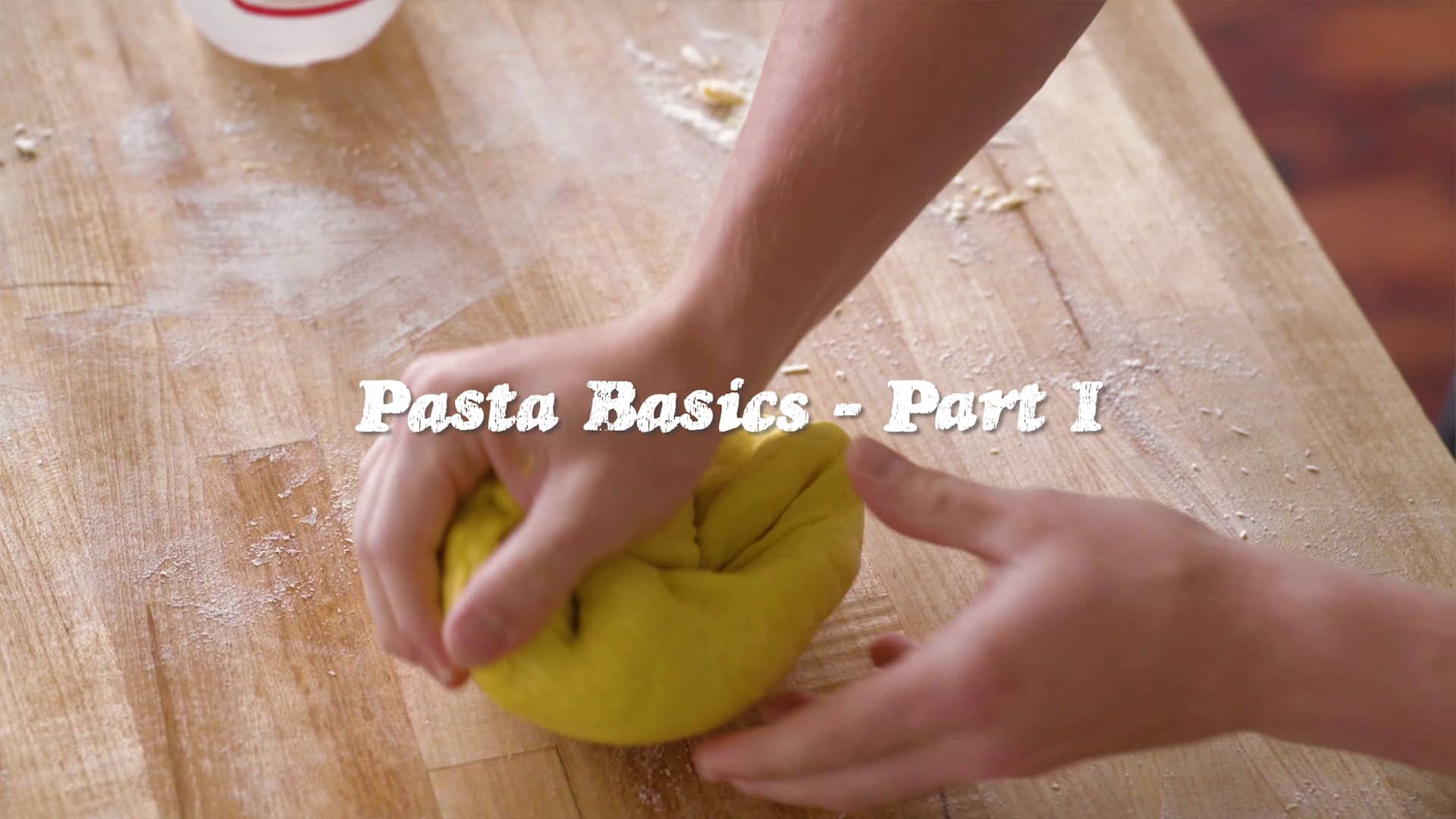 Flour + Water Pasta Basics Part 1 of 3 on Vimeo