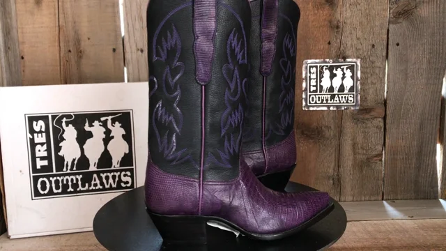 Mens purple cowboy on sale boots