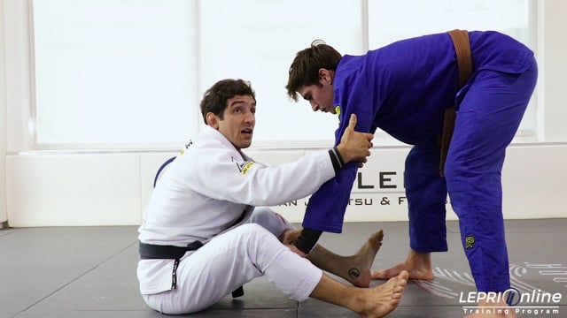 Open Guard Pass Defense Drill