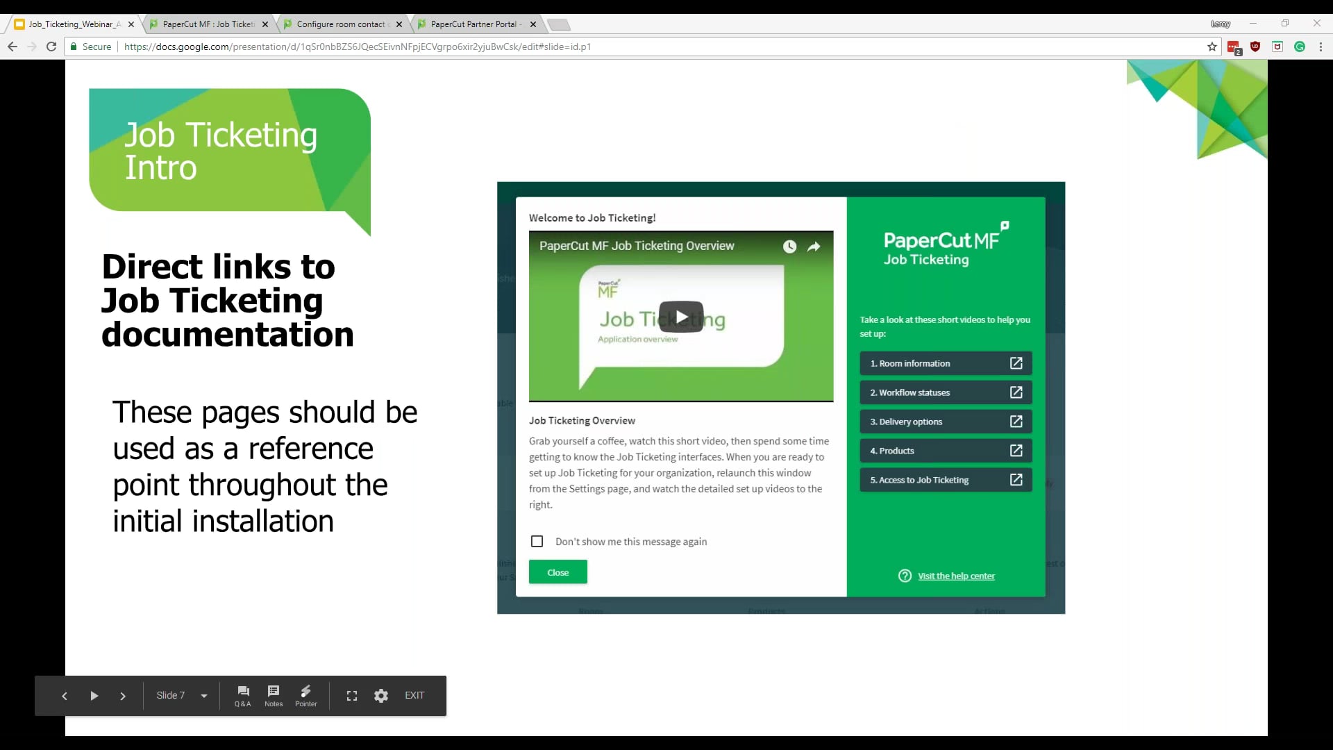Copy Monitoring inar PaperCut Job Ticketing on Vimeo