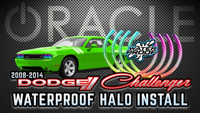 ORACLE Surface Mount Halos and Fogs - 08-14 Dodge Challenger Waterproof  Install Guide