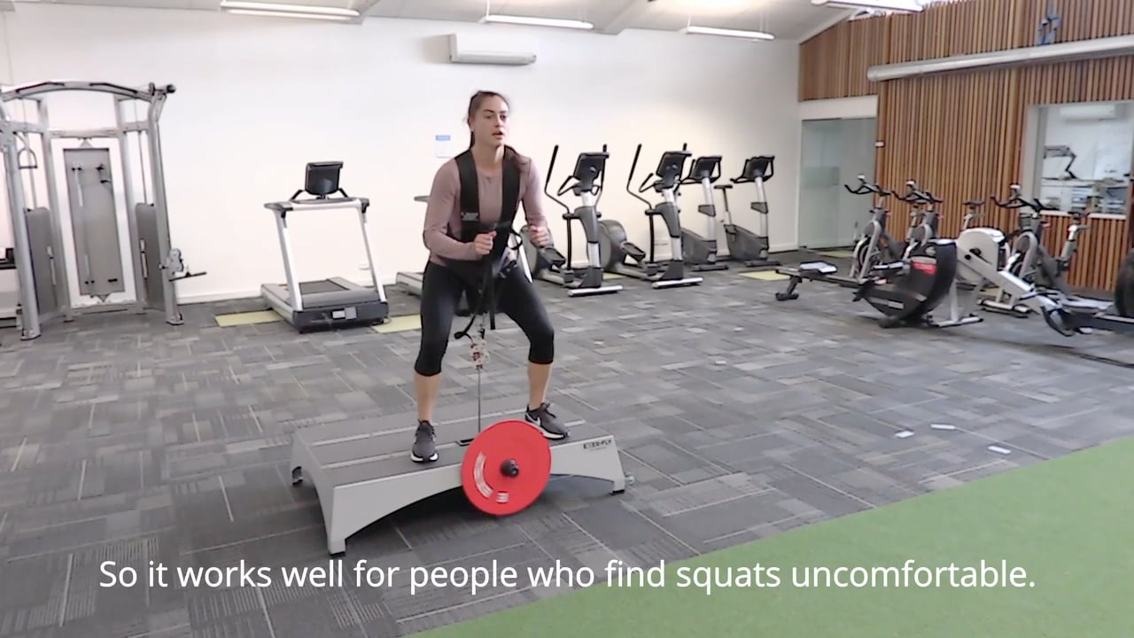 Squats with Exerfly Flywheel Machine on Vimeo