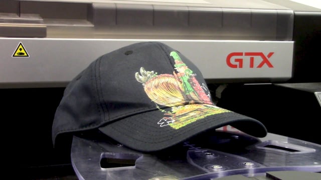 Print a structured cap with GTX Printer - Brother DTG Tutorial