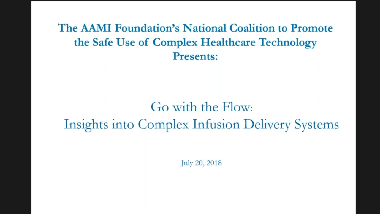 Go With the Flow: Insights into Complex Infusion Delivery Systems ...