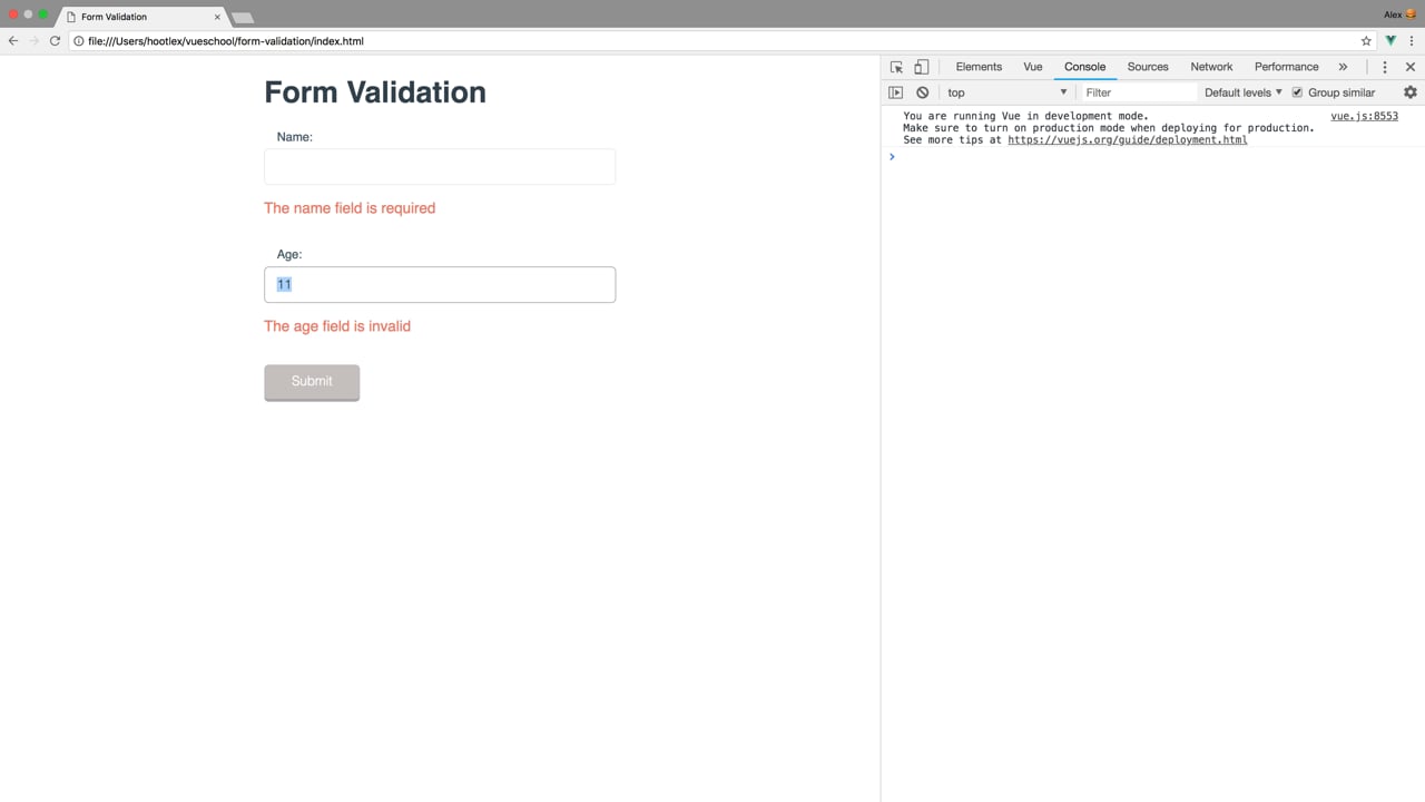 Do It Yourself Form Validation - A Vue.js Lesson From Our Vue.js...