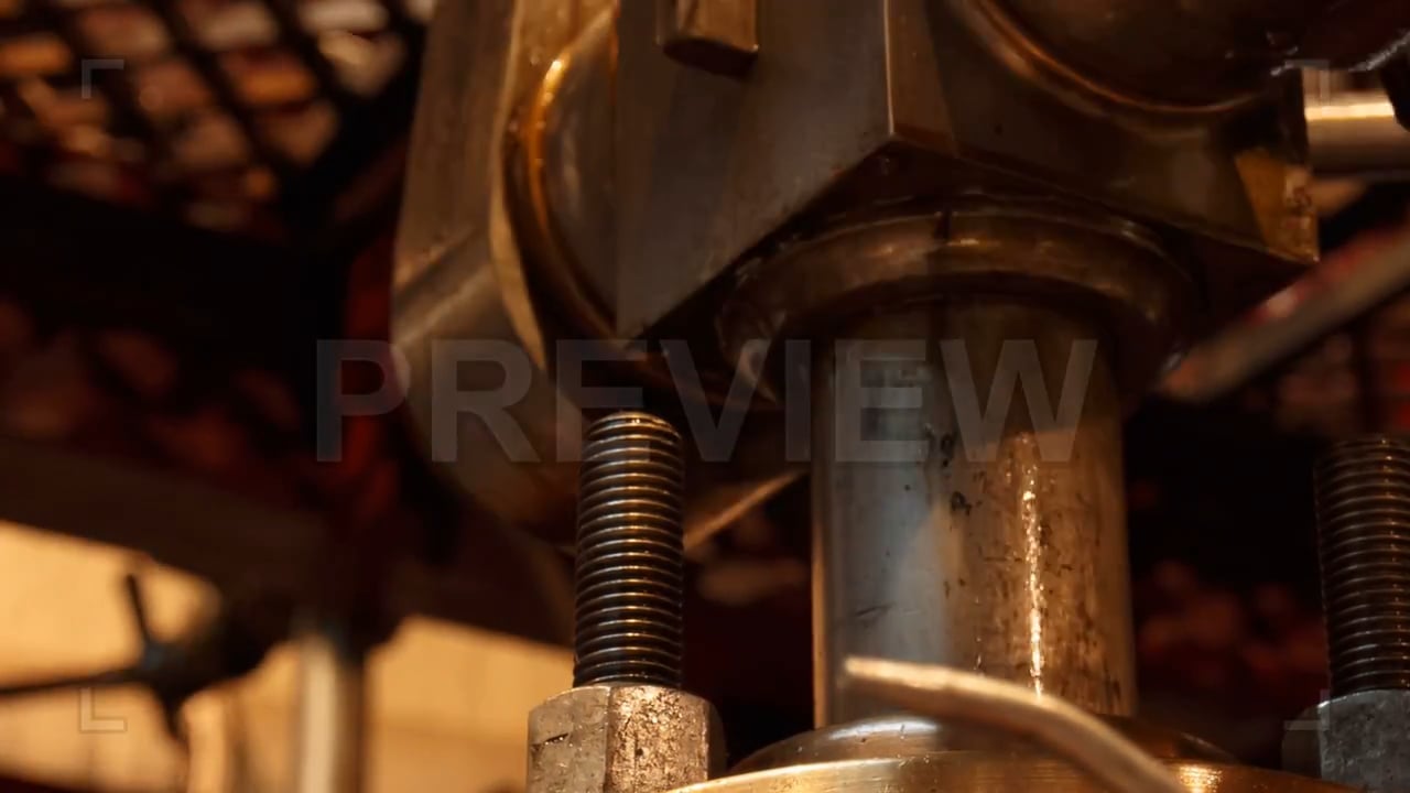 Close-up Of Industrial Machine Working Stock Video on Vimeo