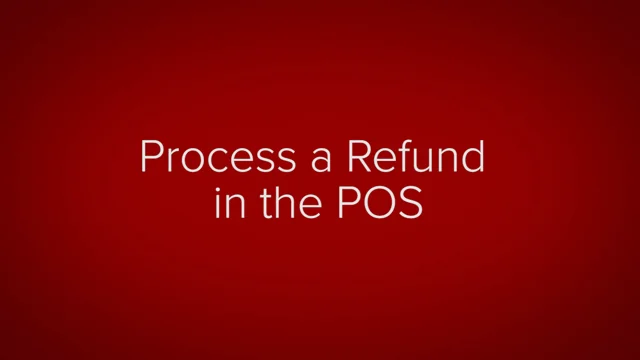 How do I Return an Item on a POS Terminal? – RecDesk