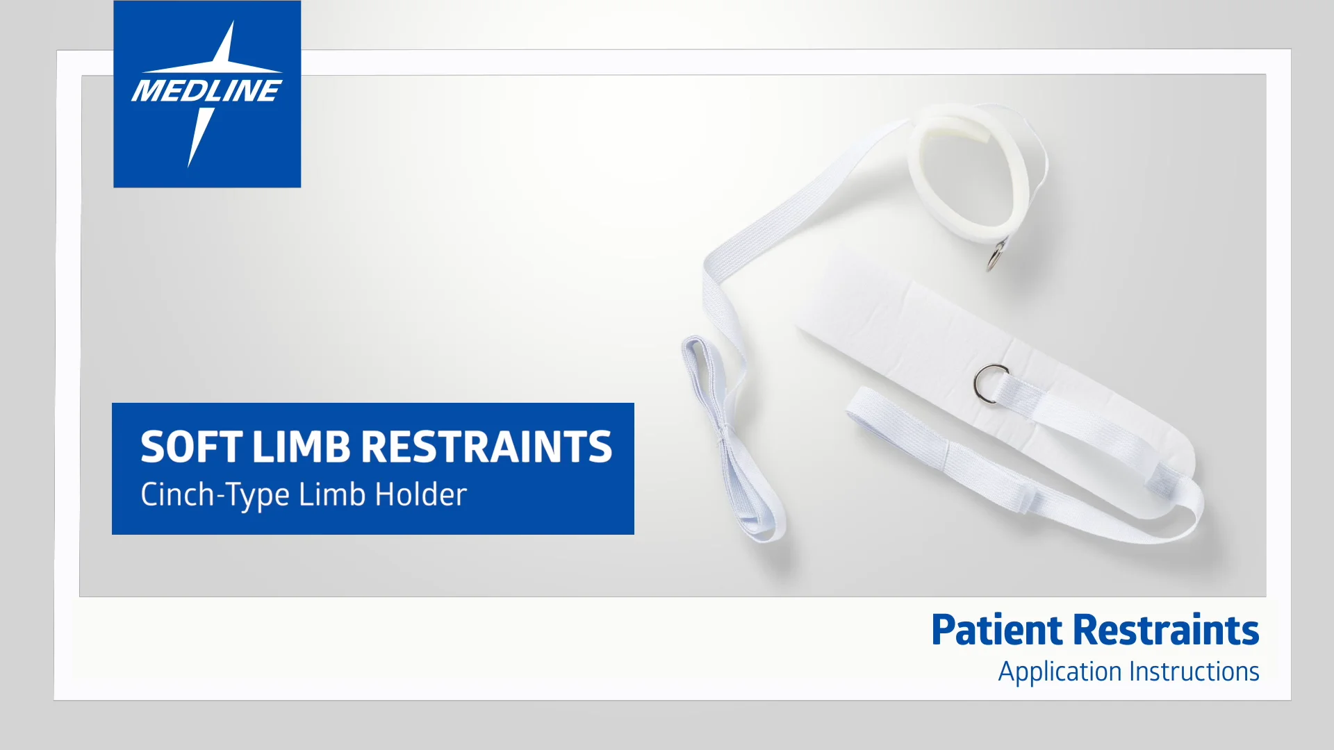Soft Limb Restraints: Cinch-Type Limb Holder