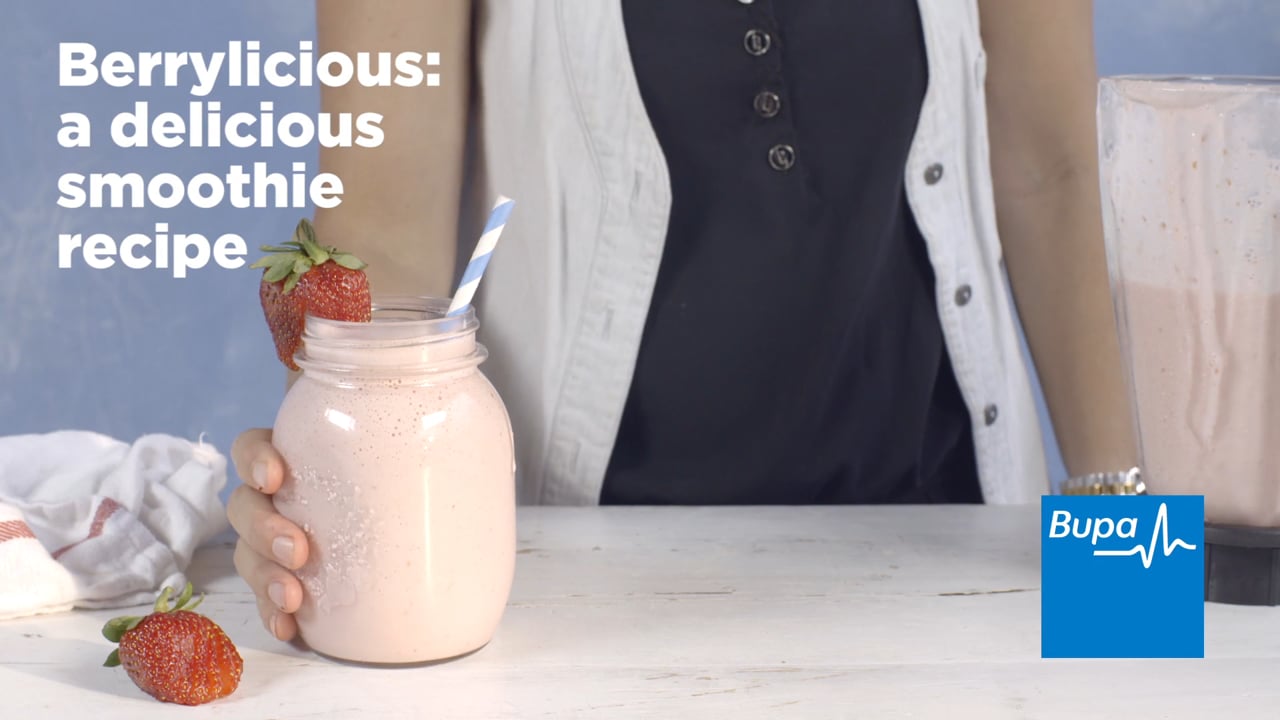 Bupa - Healthy Recipe - Berry smoothie