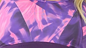 Womens Stylish Sportswear Purple & Pink Sports Bra