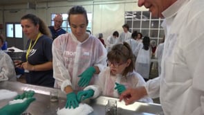 Anxoves Solés col·labora amb el MARAM al taller d'empotar anxoves