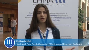 Why was the 2018 EHMA Congress outstanding? I-I-I Video with Esther Hallal, Carol Davila University of Medicine and Pharmacy