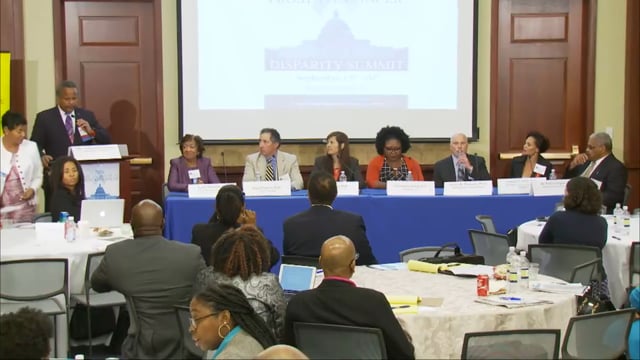 Panel Discussion on Increasing African American Participation in Clinical Trials with Dr. Edith Mitchell, Dr. Steven Patierno, Mr. Paul Covington...