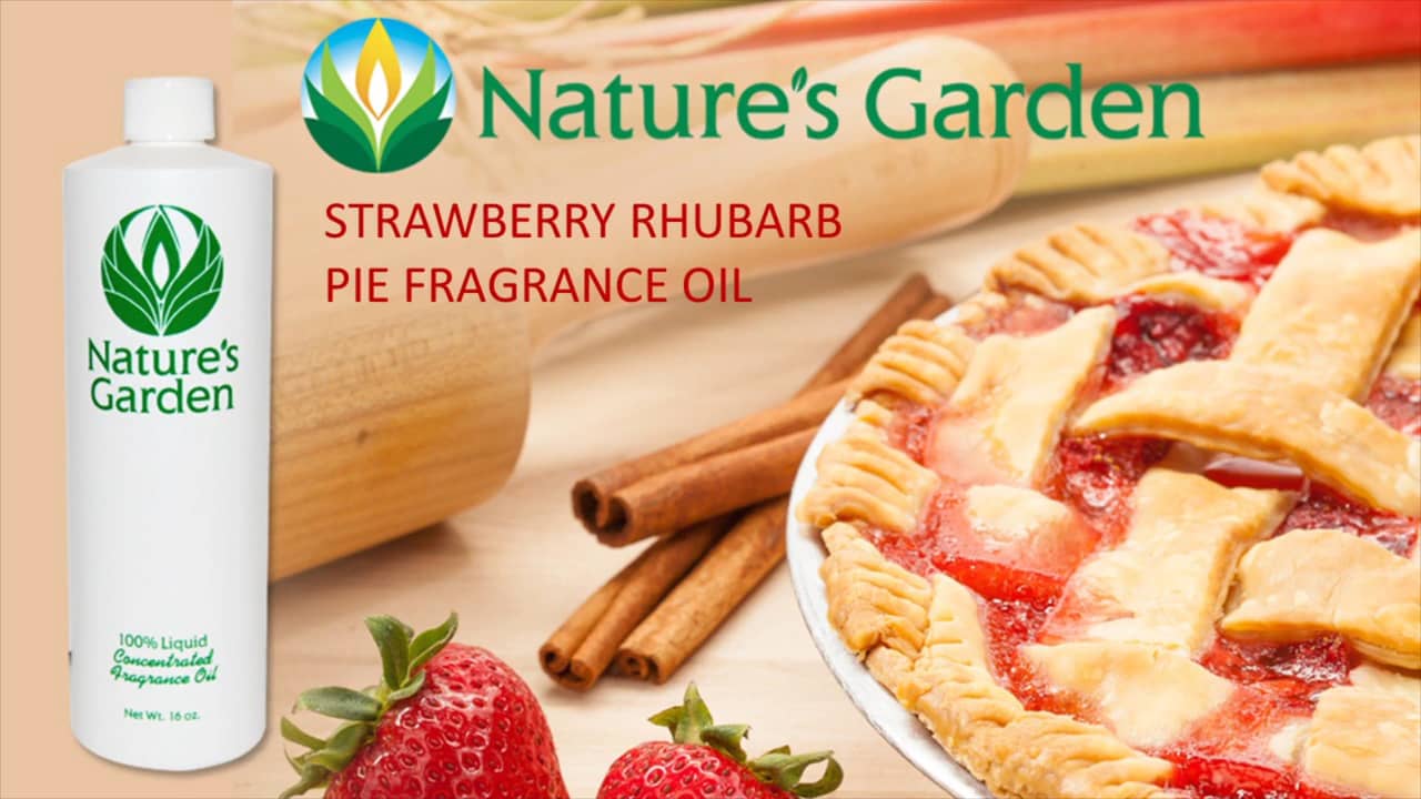 Strawberry Rhubarb Pie Fragrance Oil Natures Garden on Vimeo