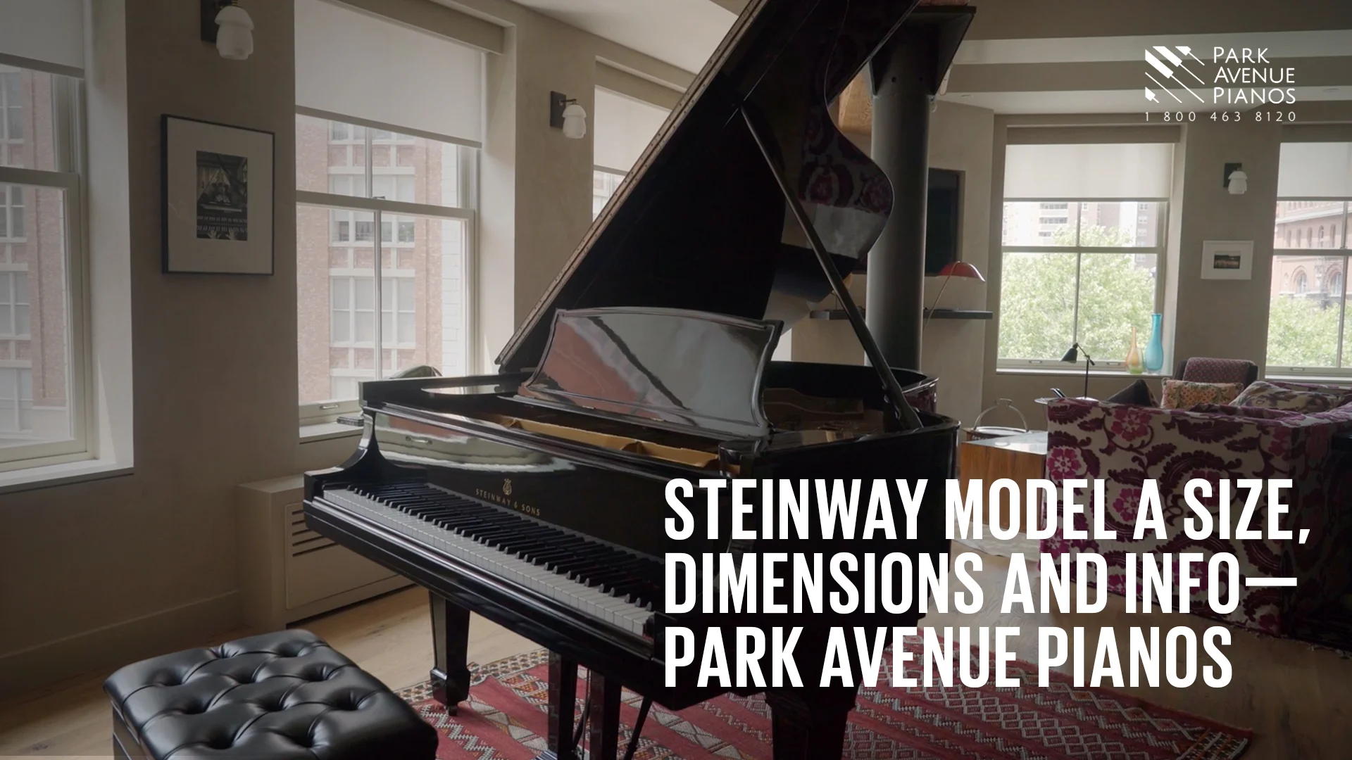 Steinway model deals a size