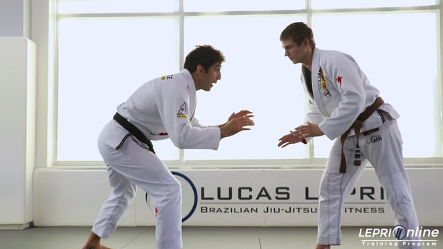 Double Leg Takedown Defense to Standing Guillotine Submission