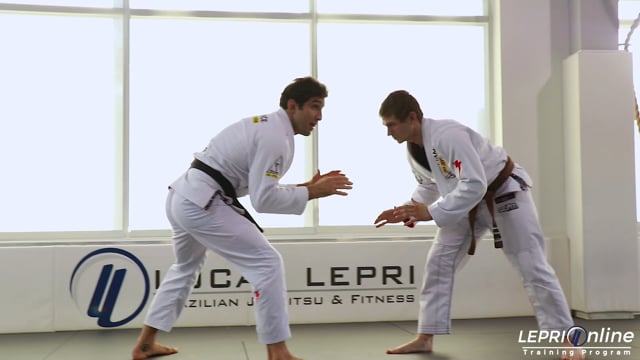 Double Leg Takedown Defense Attempt to Closed Guard Guillotine