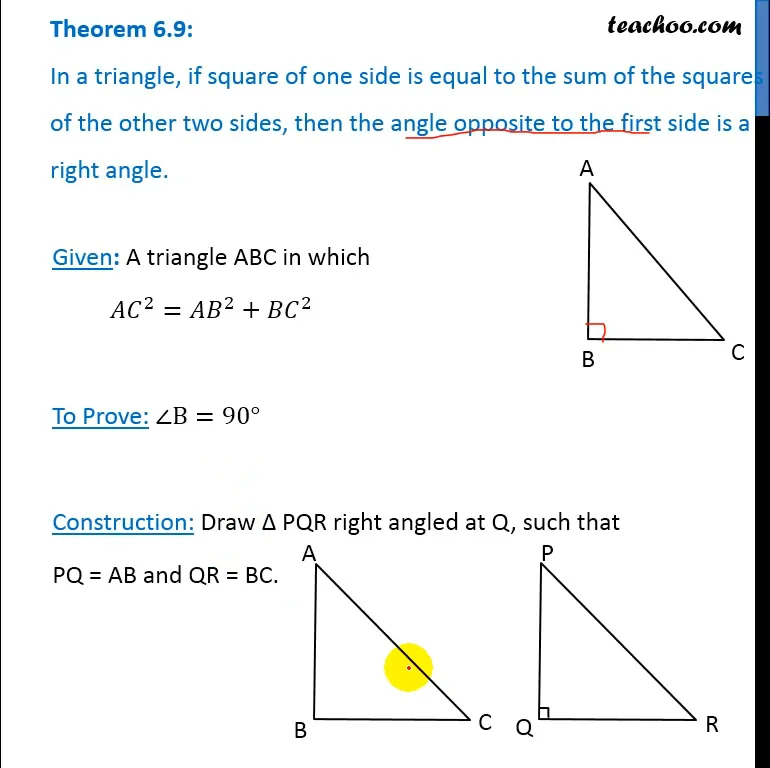 Converse bpt theorem class 10 online