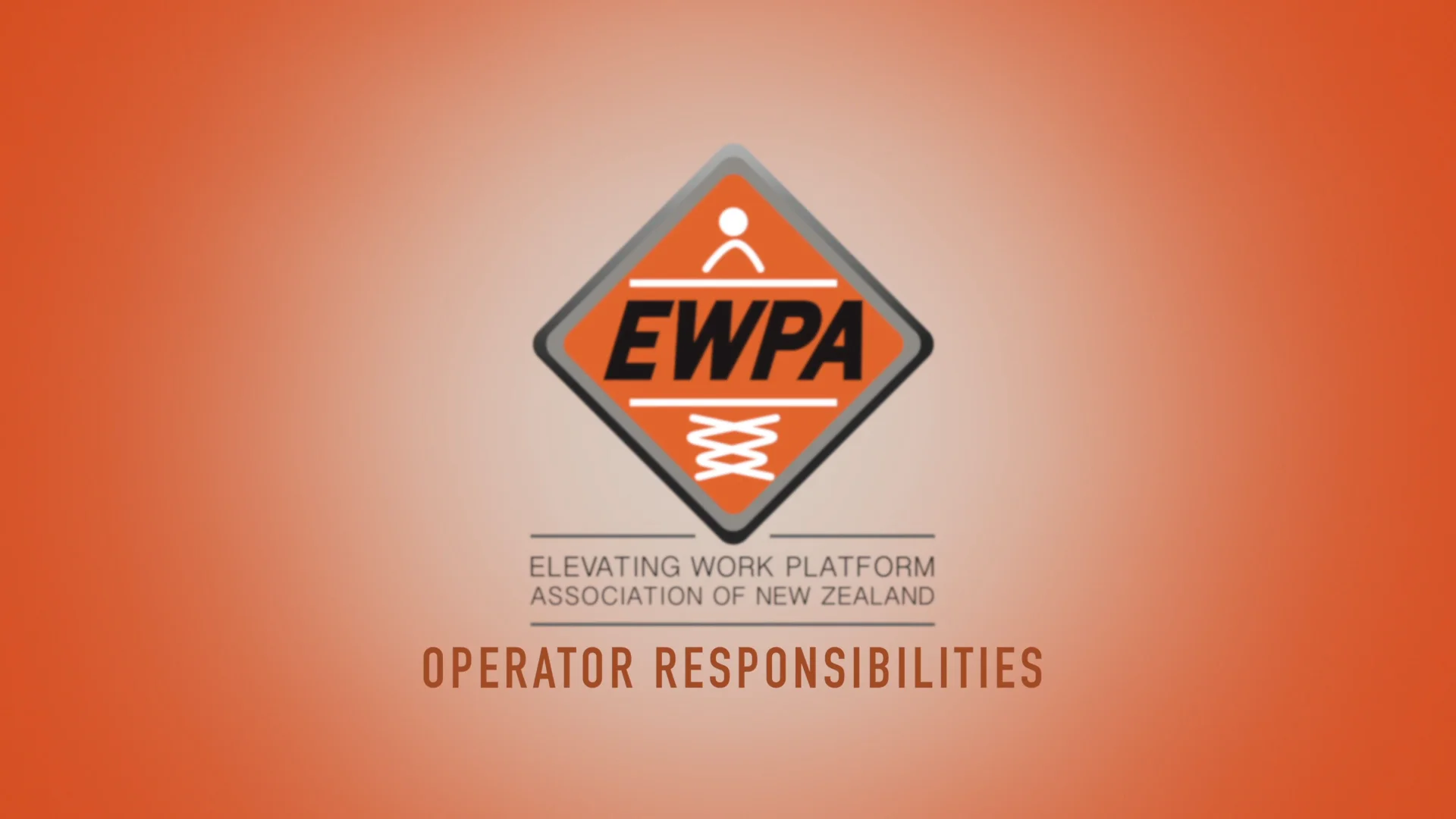 EWP Operator Responsibilties