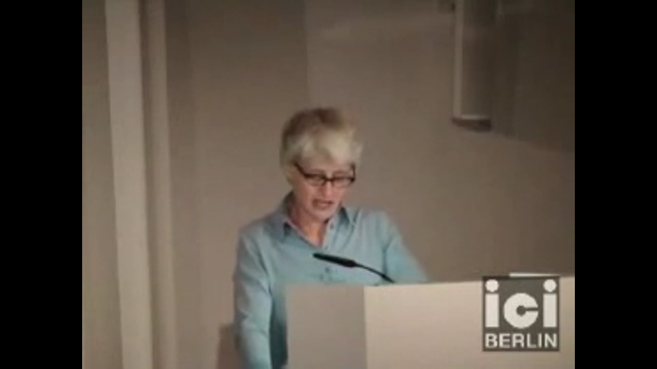 Talk by Elizabeth Povinelli (Part I)