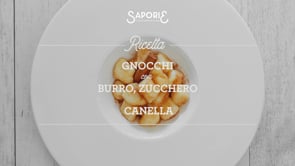 SaporieTV - Gnocchi burro e zucchero