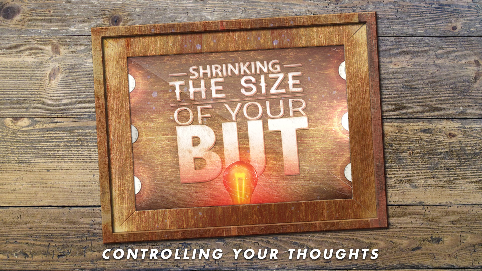 Controlling Your Thoughts