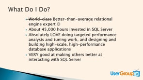 Know What Your Code is Doing to SQL Server!