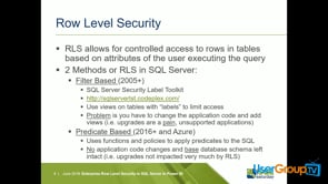 Enterprise Row Level Security in SQL Server and Power BI