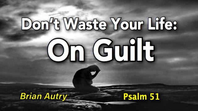 Don't Waste Your Life: On Guilt