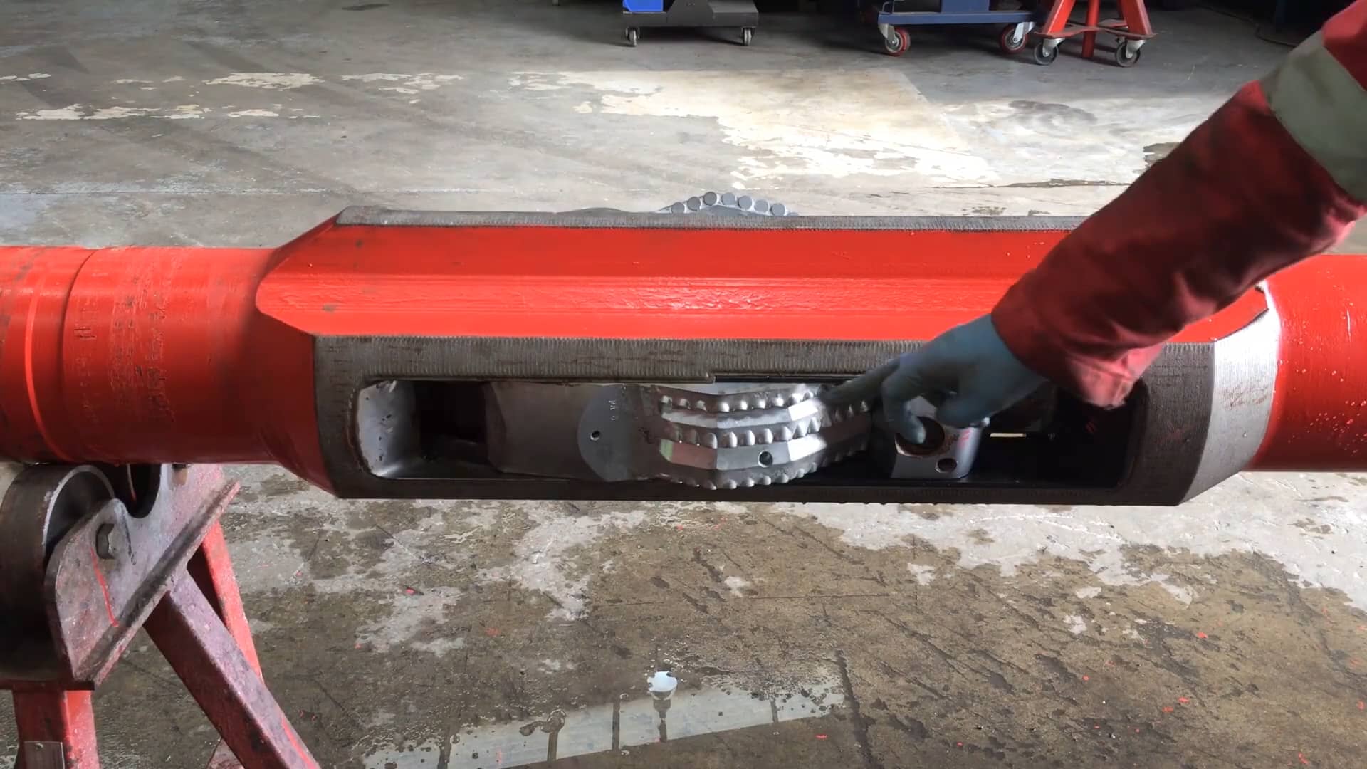 PDS003 Expandable Drilling Reamer; Pressure Testing on Vimeo