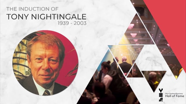 New Zealand Business Hall of Fame 2018 - Tony Nightingale