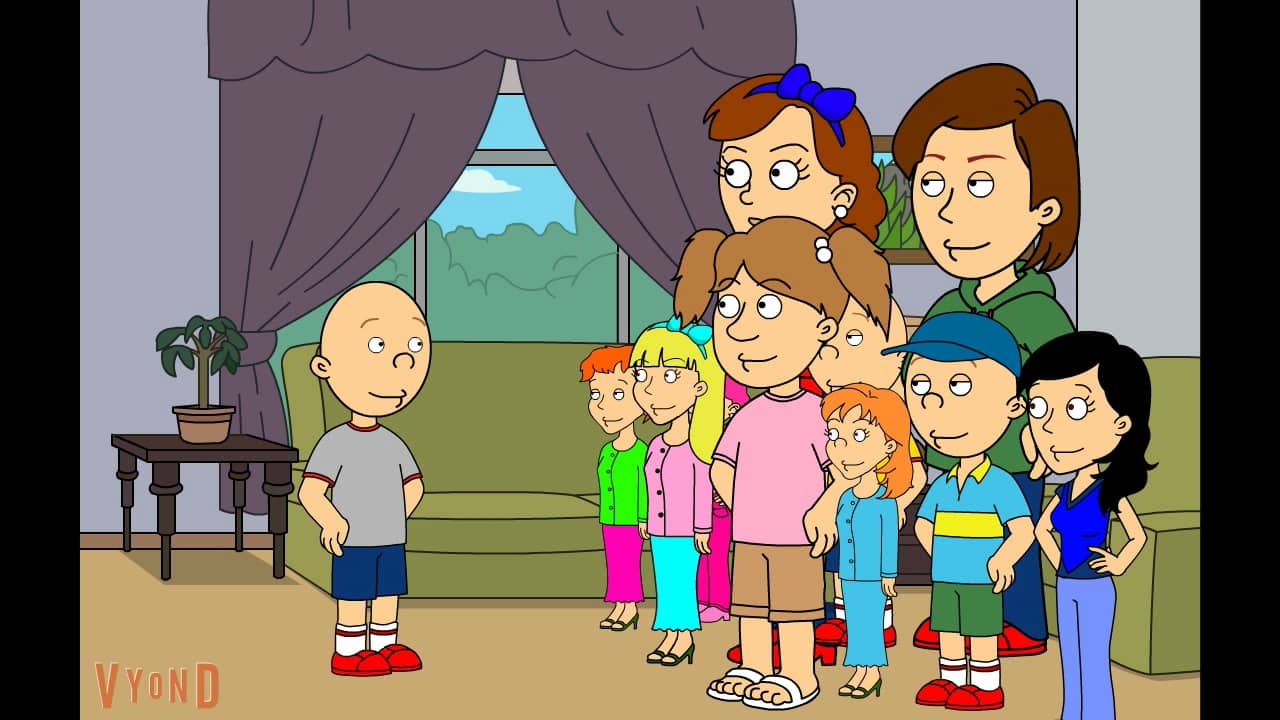 Classic Caillou Pulls The Fire Alarm And Gets Grou on Vimeo