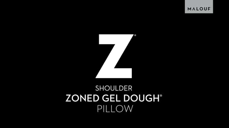 Z shoulder zoned outlet gel dough pillow