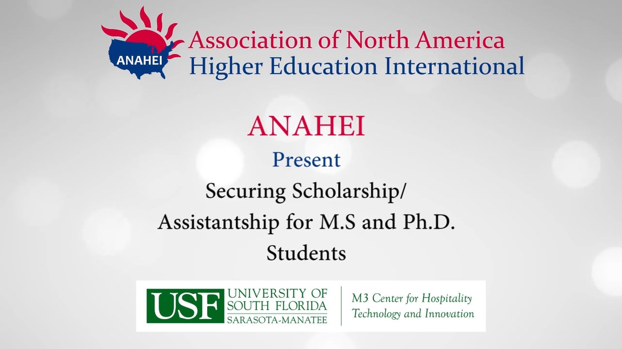 Securing Scholarship/Assistantship for M.S. and Ph.D. Students