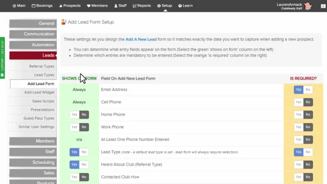 Club Account Setup and Management 