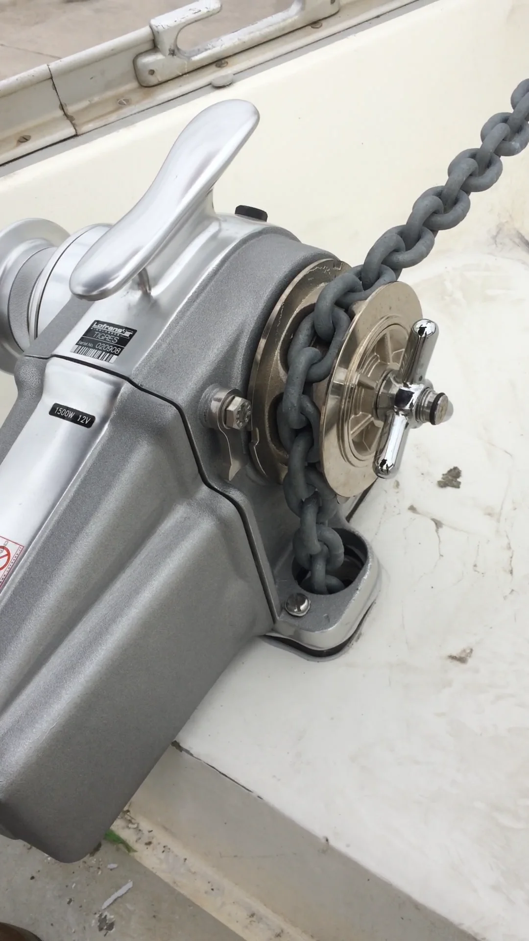 Anchor windlass first test run on Vimeo